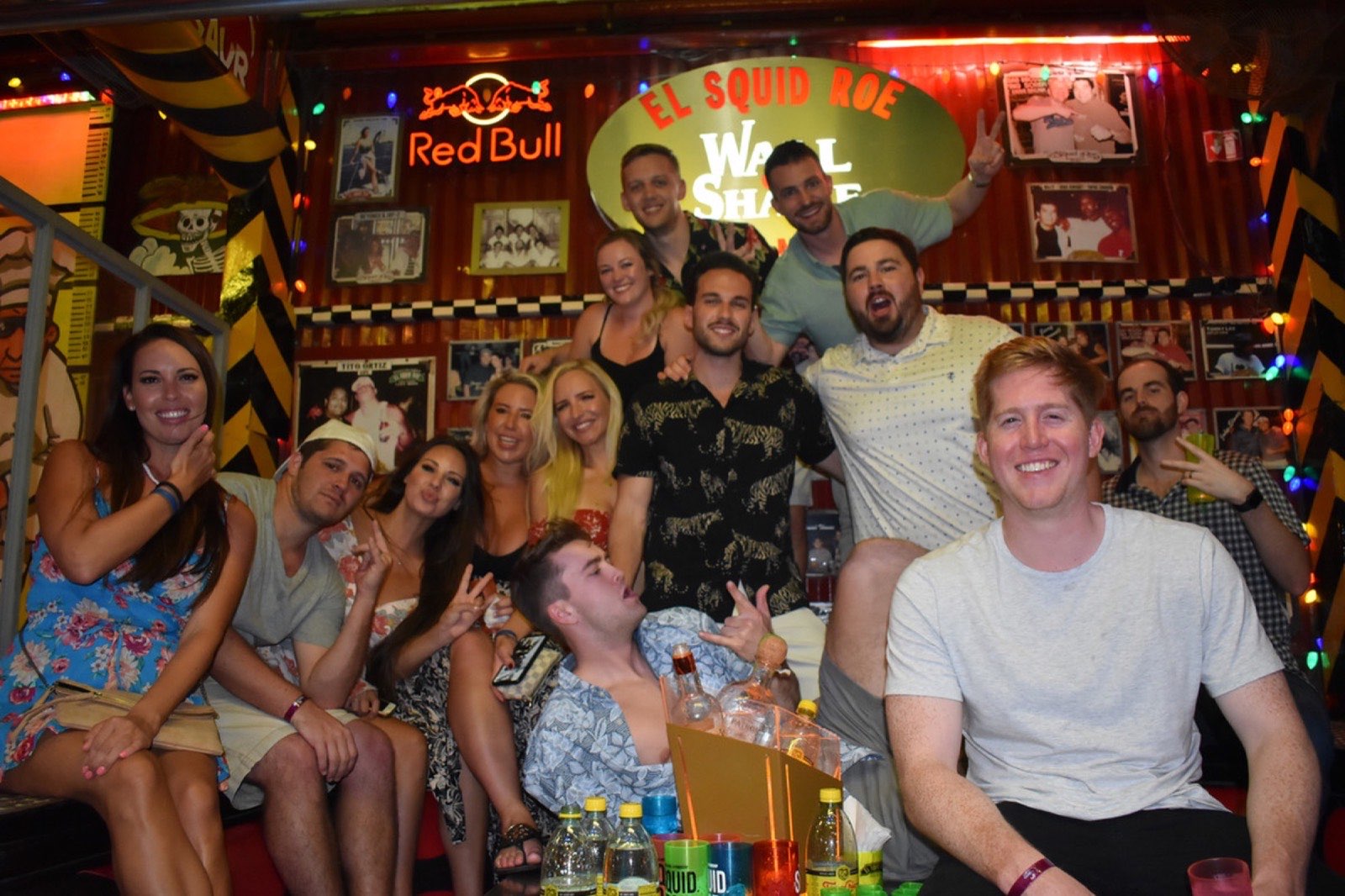 Cabo Party Access bar crawl crowd partying at night in downtown Cabo San Lucas
